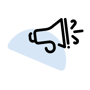 Icons_Blue_Outlined_Megaphone
